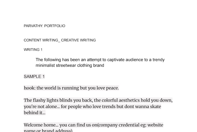 do creative caption writing